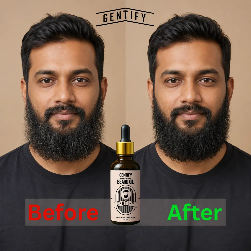 Alpha Blend Beard Oil care results: a healthier, softer, better-groomed beard