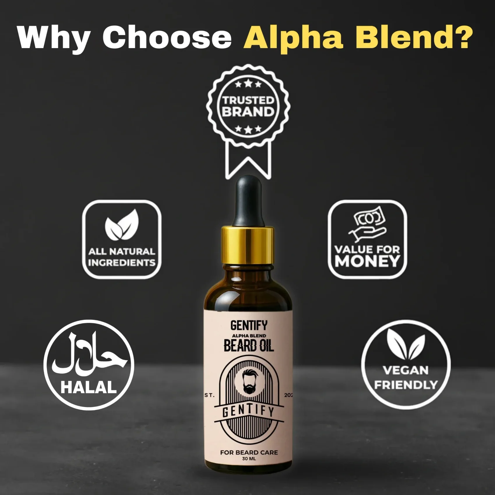Alpha Blend Beard Oil - Image 4