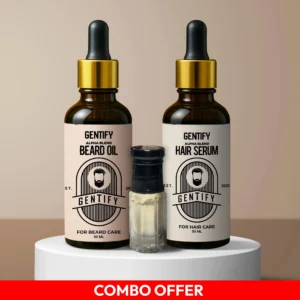 Alpha Blend Combo Pack (1 Beard Oil + 1 Hair Serum + Perfume Oil Gift!)
