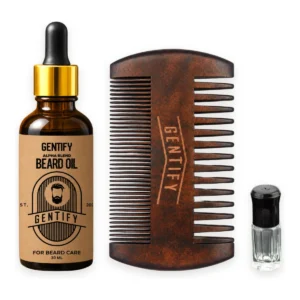 Daily Beard Care Pack: Alpha Blend Beard Oil, wooden comb and perfume oil gift